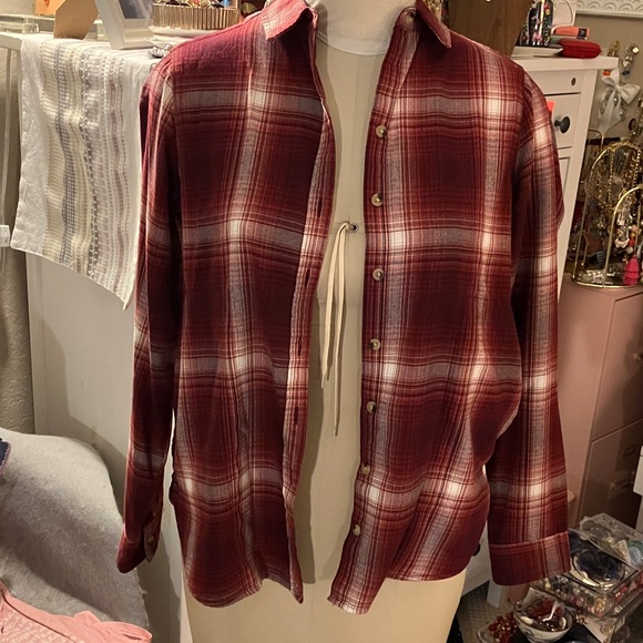 JACHS girlfriend EUC flannel top shacket - Picture 1 of 3